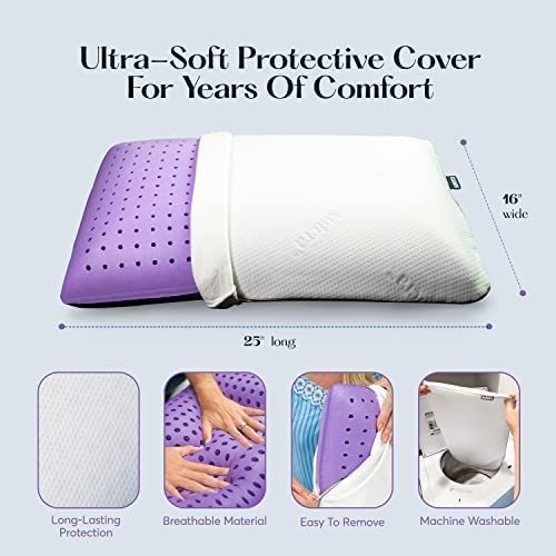 Lavender Zen Memory Foam Aromatherapy Cooling Pillow